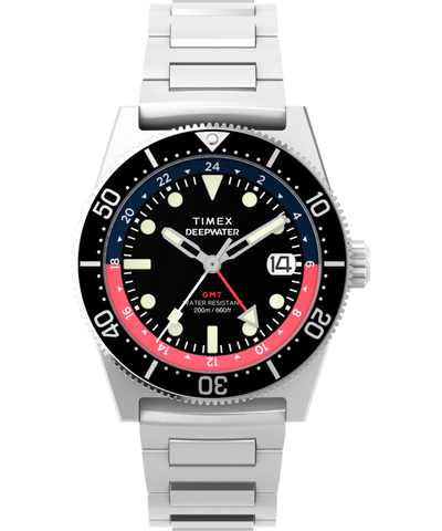 TW2W95300 Deepwater Reef 200 GMT 41mm Stainless Steel Bracelet Watch Primary Image