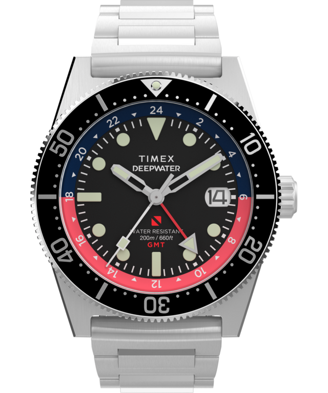 TW2W95300 Deepwater Reef 200 GMT 41mm Stainless Steel Bracelet Watch Primary Image