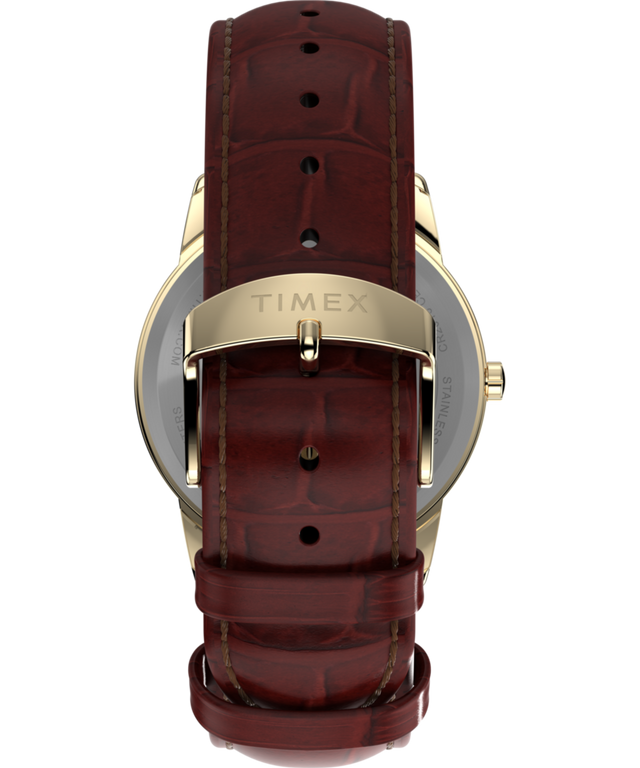 Timex Orologio da uomo Easy Reader da 35 mm, cinturino in pelle marrone Timex Orologio da uomo Easy Reader da 35 mm, cinturino in pelle marrone