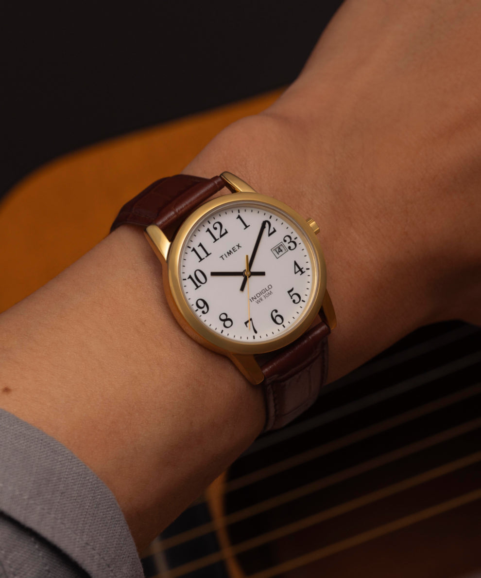 Easy Reader® 35mm Leather Strap Watch TW2W95500 Timex EU