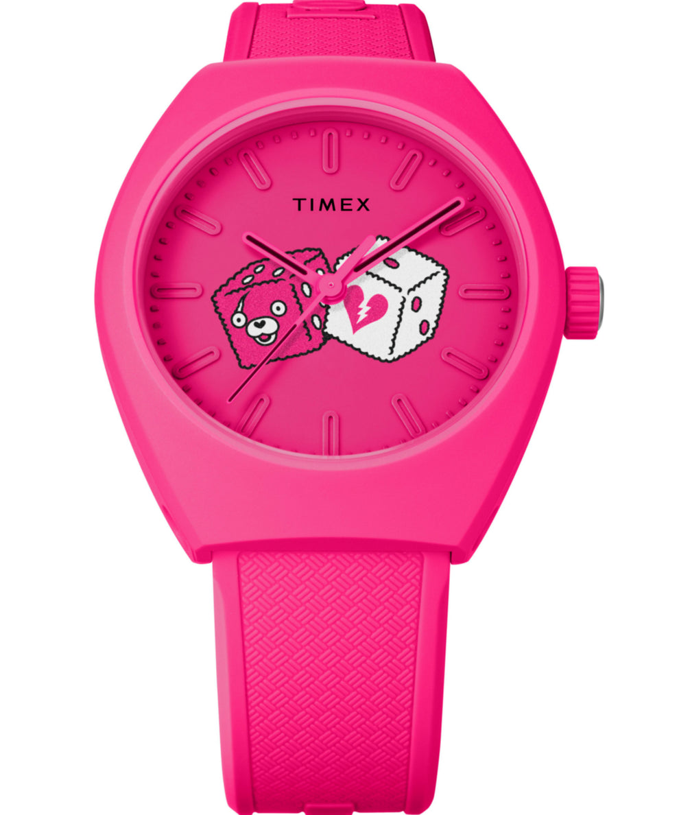 TW2W96800 Timex Urban Pop x Fortnite® 40mm Bio-TPU Strap Watch  Campaign Key Silhouettes (Beauty shots) Image