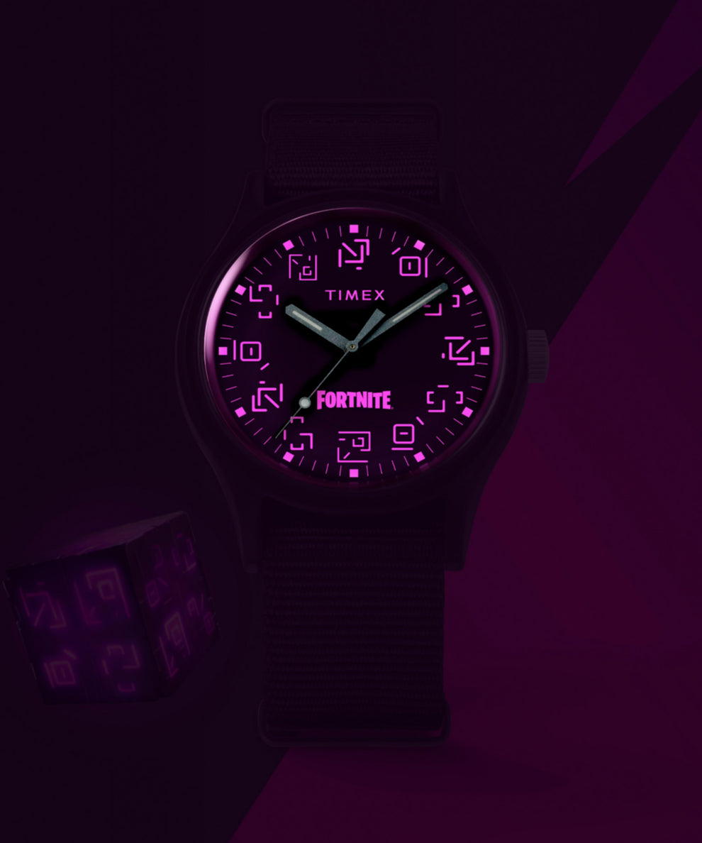 TW2W97000 Timex MK1 x Fortnite® 40mm Fabric Strap Watch  Collab Additional Image