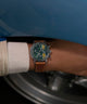 TW2W99100 Marlin® Chronograph Tachymeter 40mm Leather Strap Watch Primary Wrist Image