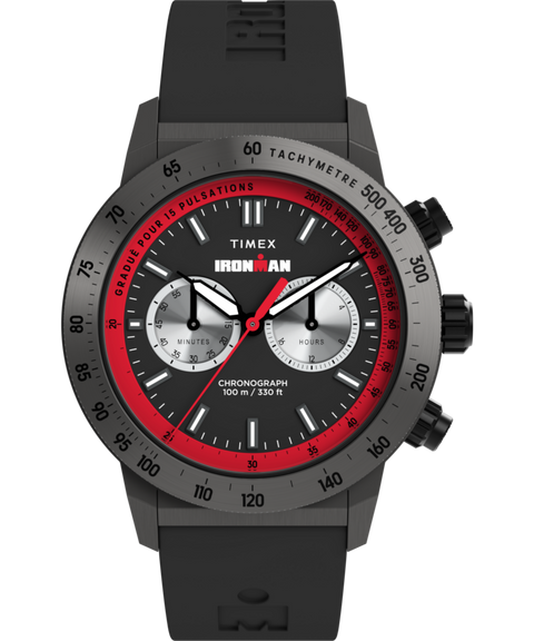 TIMEX® IRONMAN® Challenger Chronograph 44mm Silicone Strap Watch