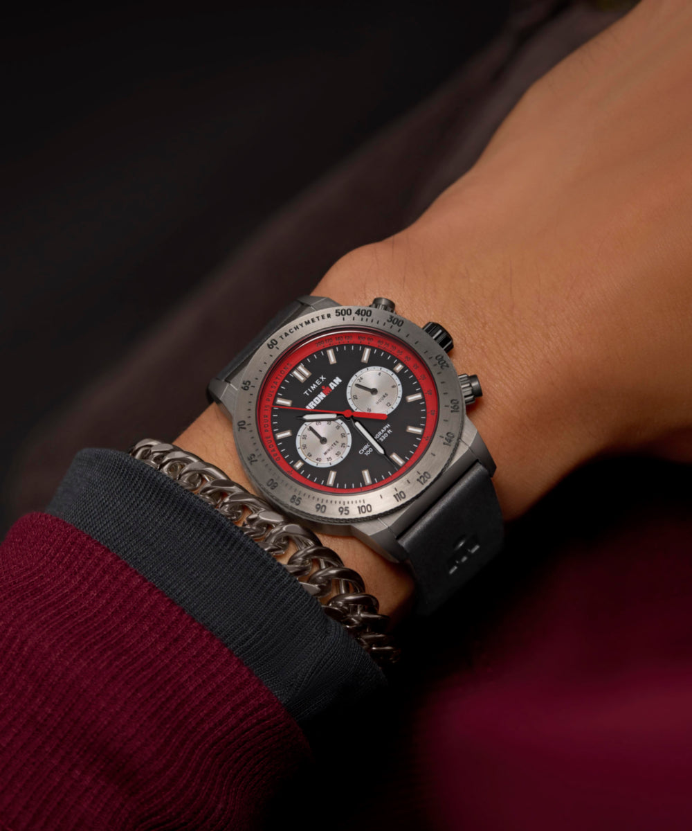 TIMEX® IRONMAN® Challenger Chronograph 44mm Silicone Strap Watch