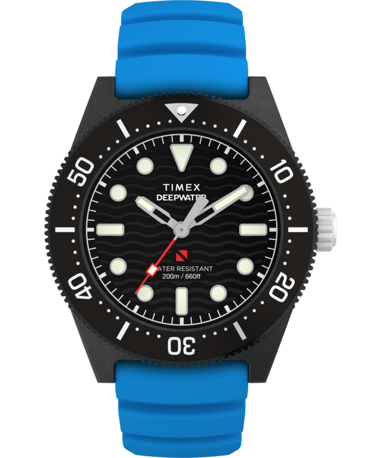 TW2Y02500 Deepwater Reef 200 XCF 43mm Synthetic Rubber Strap Watch Primary Image