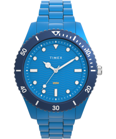 TW2Y04300 Timex Legacy #tide 42mm Recycled Plastic Bracelet Watch Primary Image