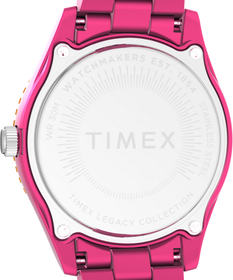 TW2Y04600 Timex Legacy #tide™ 37mm Recycled Plastic Bracelet Watch Caseback Image