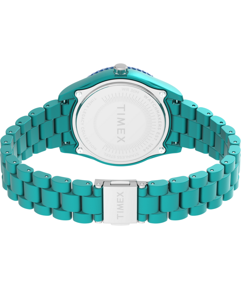 TW2Y04700 Timex Legacy #tide™ 37mm Recycled Plastic Bracelet Watch Caseback with Attachment Image