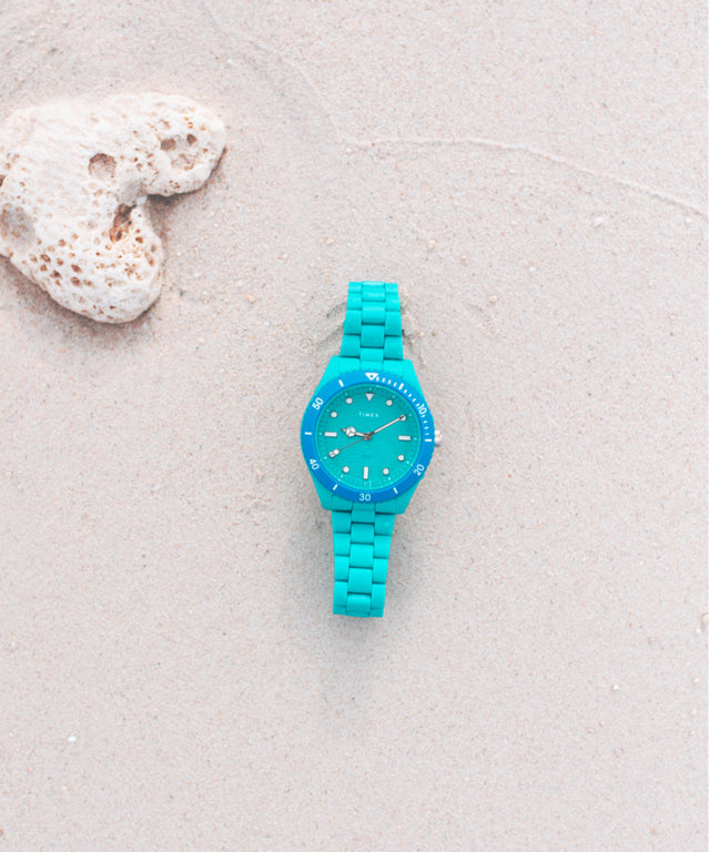 TW2Y04700 Timex Legacy #tide™ 37mm Recycled Plastic Bracelet Watch Collab Additional Image