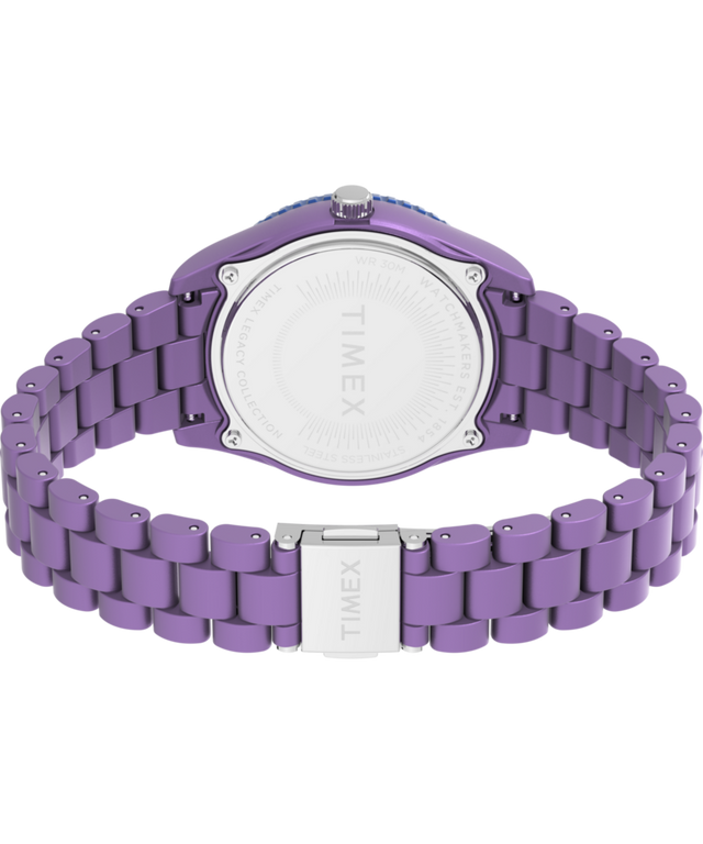 TW2Y04800 Timex Legacy #tide™ 37mm Recycled Plastic Bracelet Watch Caseback with Attachment Image