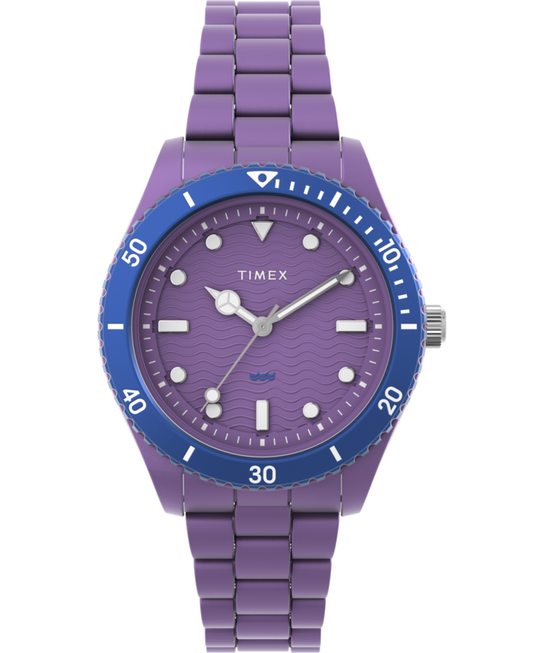 TW2Y04800 Timex Legacy #tide™ 37mm Recycled Plastic Bracelet Watch Primary Image