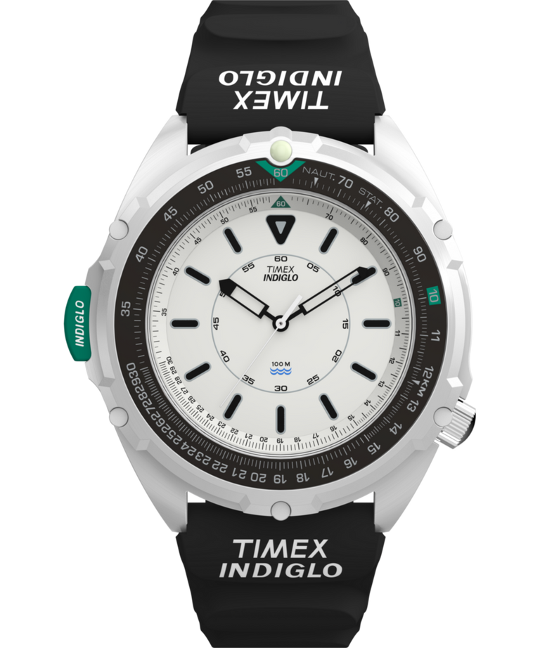 Timex 1995 Intrepid Reissue 46mm Synthetic Rubber Strap Watch