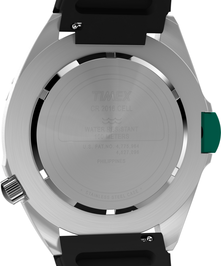 TW2Y05800 Timex 1995 Intrepid Reissue 46mm Synthetic Rubber Strap Watch Caseback Image