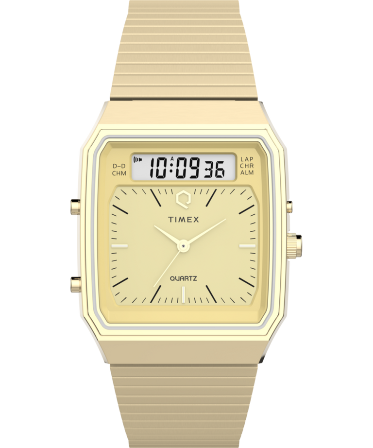 Q Timex® 1982 Ana-Digi Reissue 33mm Stainless Steel Bracelet Watch Q Timex® 1982 Ana-Digi Reissue 33mm Stainless Steel Bracelet Watch