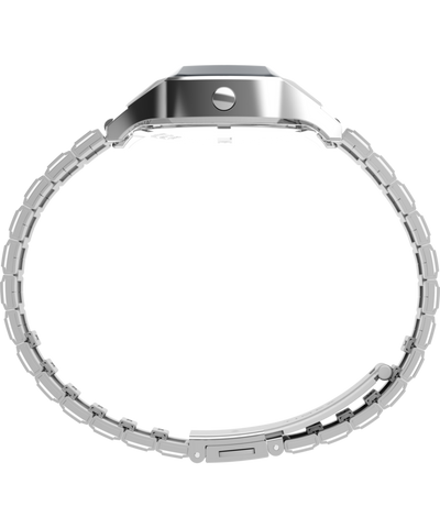 TW2Y06100 Q Timex® 1975 SSQ Digital Reissue 38mm Stainless Steel Bracelet Watch Profile Image
