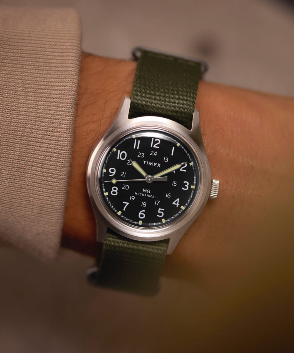 MK1® Hand-Wound 36mm Fabric Strap Watch - TW2Y07900 | Timex EU
