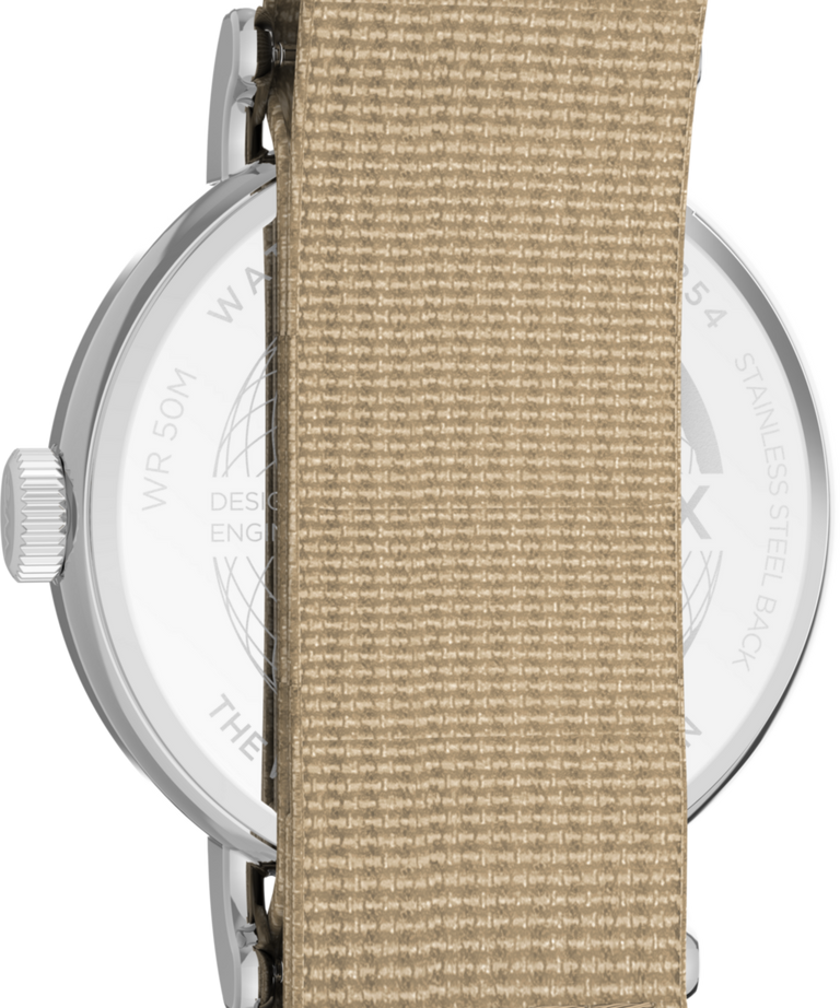 TW2Y09100 Timex Weekender 37mm Fabric Strap Watch Caseback Image