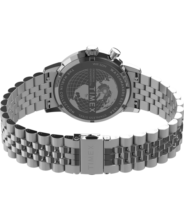 TW2Y09900 Marlin® Moon Phase Multifunction 40mm Stainless Steel Bracelet Watch Caseback with Attachment Image