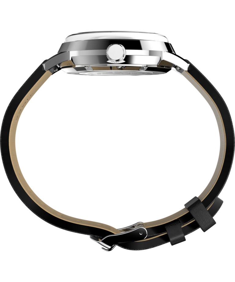 TW2Y10000 Peanuts® x Timex Marlin® Automatic 75th Anniversary Edition 40mm Leather Strap Watch Profile Image