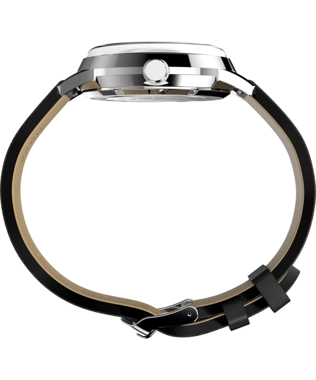 TW2Y10000 Timex x Peanuts® Marlin® Automatic 75th Anniversary Edition 40mm Leather Strap Watch Profile Image