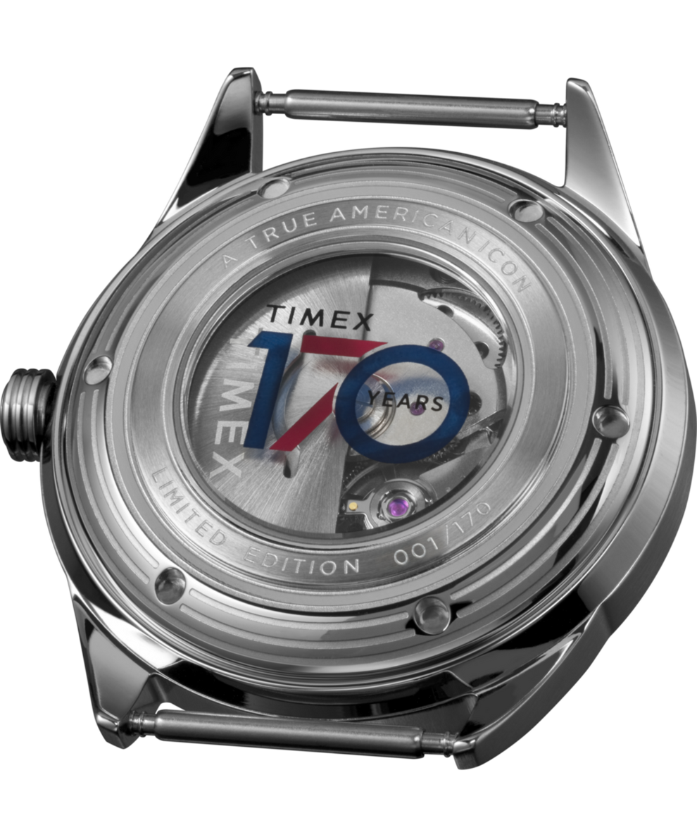 TW2Y10500 Marlin® Jet 170th Anniversary 38mm Fabric Strap Watch  Caseback Image