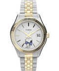 TW2Y11100 Timex x Peanuts® Timex Legacy Bowtie 34mm Stainless Steel Bracelet Watch Primary Image