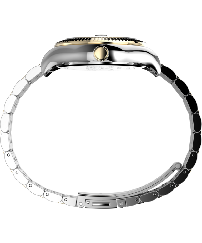 TW2Y11100 Peanuts® x Timex Timex Legacy Bowtie 34mm Stainless Steel Bracelet Watch Profile Image