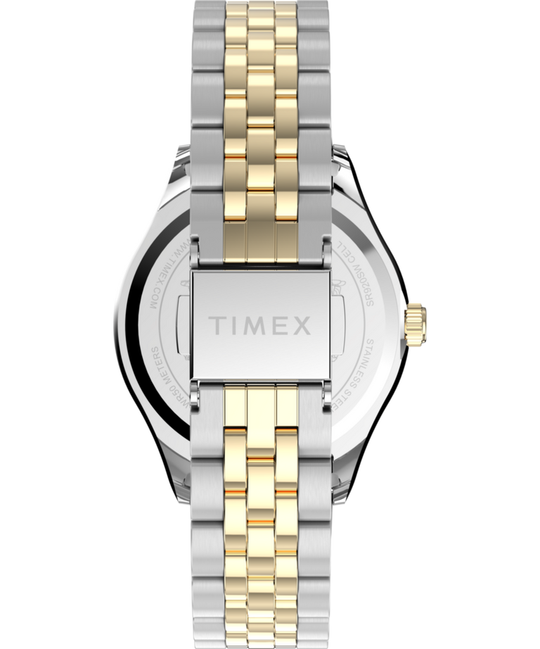 TW2Y11100 Peanuts® x Timex Timex Legacy Bowtie 34mm Stainless Steel Bracelet Watch Strap Image