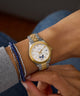 TW2Y11100 Peanuts® x Timex Legacy Bowtie 34mm Stainless Steel Bracelet Watch Primary Wrist Image