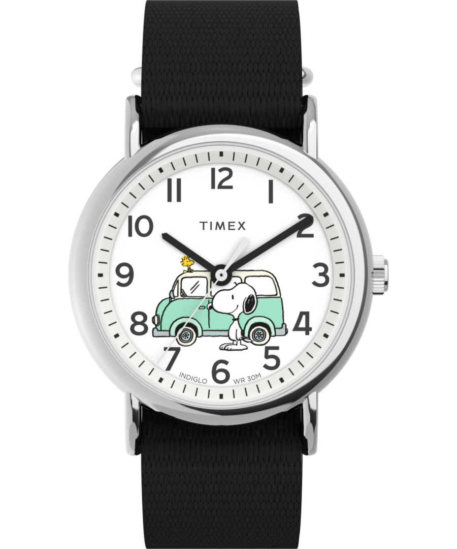 TW2Y11800 Timex Weekender x Peanuts Van 38mm Fabric Strap Watch Primary Image