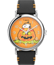 TW2Y12300 Timex x Peanuts® Weekender Pumpkin Dial 40mm Leather Strap Watch Primary Image