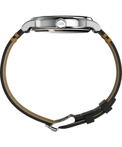 TW2Y12300 Timex x Peanuts® Weekender Pumpkin Dial 40mm Leather Strap Watch Profile Image