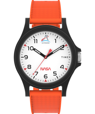 TW2Y13000 Timex Main Street NASA Artemis 40mm Silicone Strap Watch Primary Image