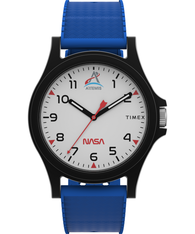 TW2Y13100 Timex Main Street NASA Artemis 40mm Silicone Strap Watch Primary Image