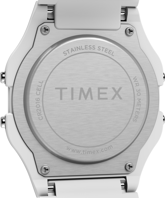 TW2Y13500 Timex Main Street NASA Artemis Digital 36mm Resin Strap Watch Caseback Image