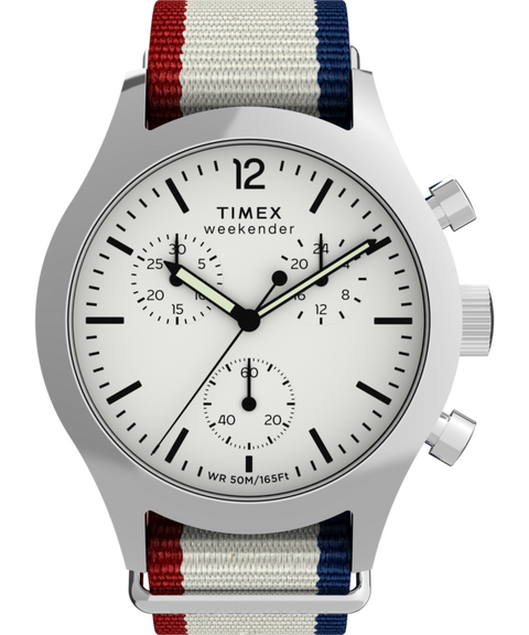 Timex Weekender New England Chronograph 40mm Eco-Conscious Fabric