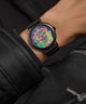 TW2Y15900 Timex Weekender Day of the Dead 40mm Leather Strap Watch Primary Wrist Image