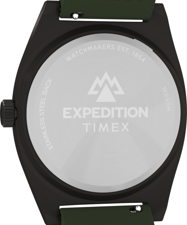TW2Y18000 Expedition® Capstone 39mm Silicone Strap Watch Caseback Image