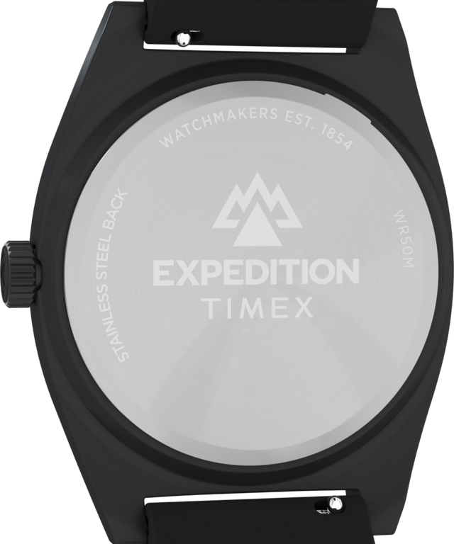 TW2Y18100 Expedition® Capstone 39mm Silicone Strap Watch Caseback Image