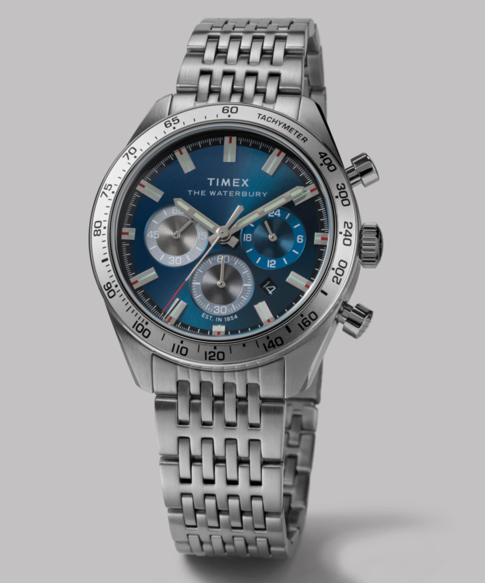 Waterbury Traditional Chronograph 41mm Stainless Steel Bracelet Waterbury Traditional Chronograph 41mm Stainless Steel Bracelet