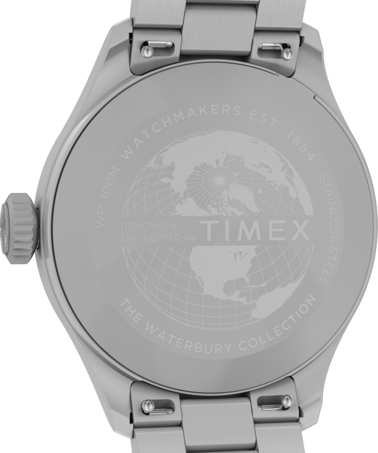 TW2Y18800 Waterbury Ace 41mm Stainless Steel Bracelet Watch Caseback Image
