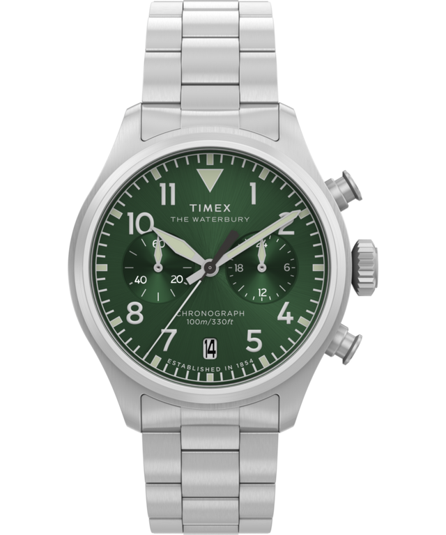Waterbury Ace Chronograph 41mm Stainless Steel Bracelet Watch