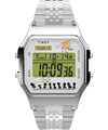 TW2Y20000 Peanuts® x Timex T80 75th Anniversary Edition 34mm Stainless Steel Bracelet Watch Primary Image