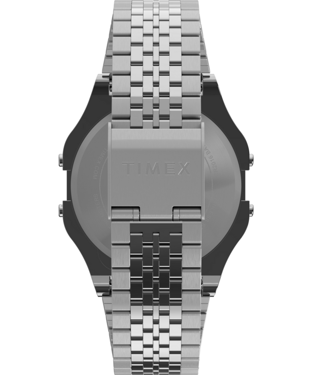 TW2Y20000 Peanuts® x Timex T80 75th Anniversary Edition 34mm Stainless Steel Bracelet Watch Strap Image