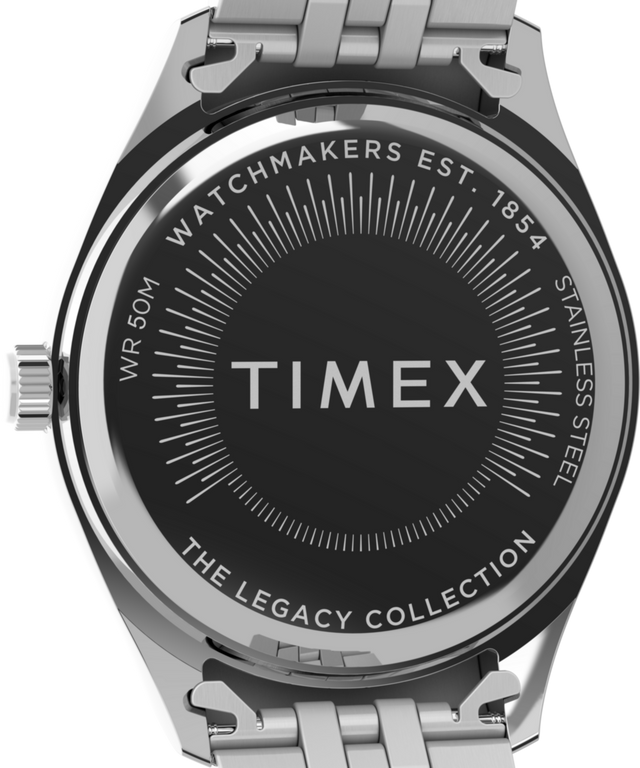 TW2Y20100 Timex Legacy Celestial 36mm Stainless Steel Bracelet Watch Caseback Image