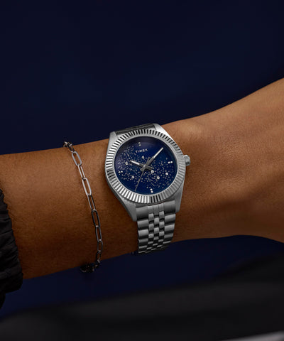 TW2Y20100 Timex Legacy Celestial 36mm Stainless Steel Bracelet Watch Primary Wrist Image