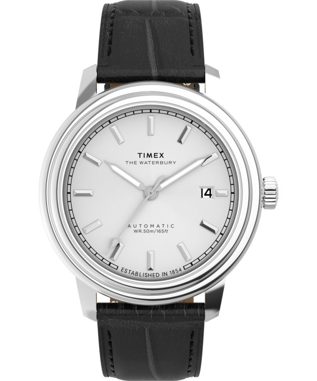 TW2Y22900 Waterbury Metropolitan Automatic 41mm Leather Strap Watch  Primary Image