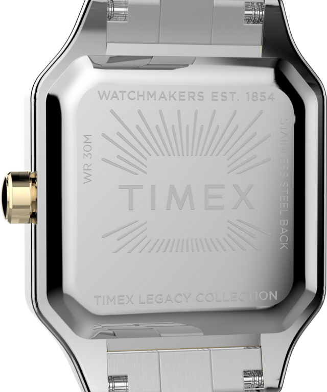 TW2Y23900 Addison 23mm Stainless Steel Bracelet Watch Caseback Image