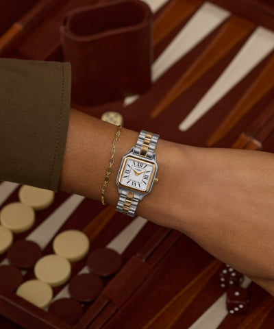 TW2Y23900 Addison 23mm Stainless Steel Bracelet Watch Alt Wrist Shot 1 Image